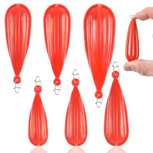 Fishing Practice Plugs Set - 6 Sizes for Skill Improvement