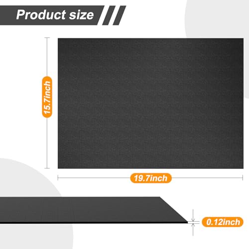Wiojtry Non-Slip Exercise Mat for Under Desk Elliptical & Mini Steppers