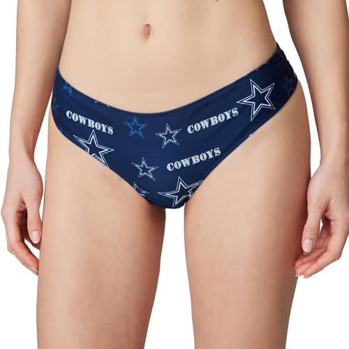 NFL Mosaic All Over Print Thong - Medium / Dallas Cowboys, Navy