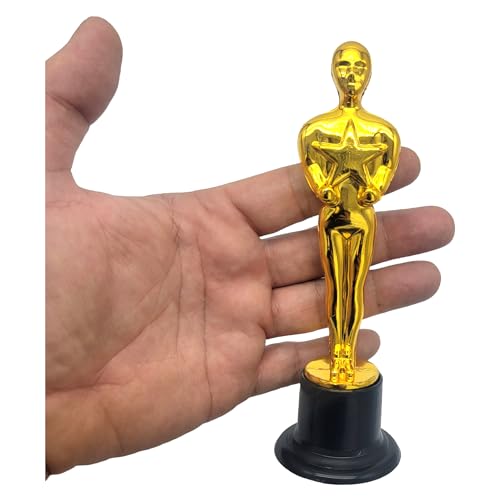Gold Award Trophy - 6 Inch Plastic Statue for Achievements