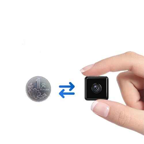 Mini Indoor Wireless WiFi Camera 4K Small Home Security Cameras Body Small Outdoor Camara Micro Nanny Cam Pet Dog Babysitter House Security Cams Room Cams No Need Wifi Cam Compatible with Android