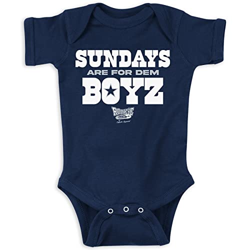Dallas Football Baby Bodysuit - Navy, 6 Months