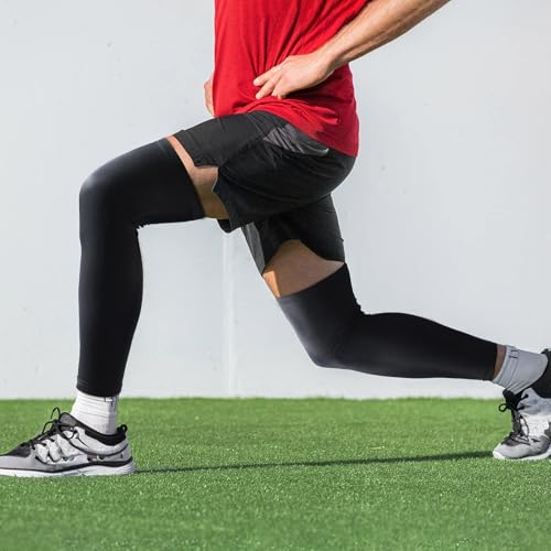 Compression Leg Sleeves for UV Protection - Black