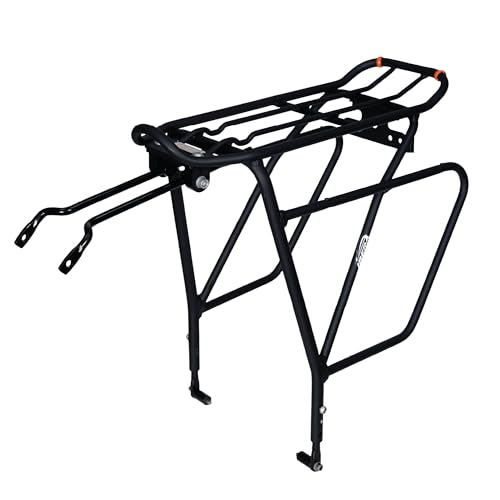 Bicycle Touring Carrier Plus for Disc Brake - Adjustable Rack for 26-29" Frames