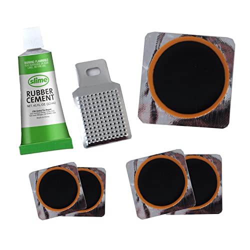 Rubber Patch Kit - 7-Piece Set with Glue and Scuffer (Pack of 2)