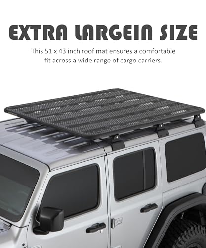 51"x43" Roof Rack Pad - Durable Anti-Slip Cargo Mat