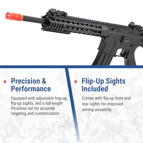 Sport Airsoft M4 Rifle with 10" KeyMod Rail - Black