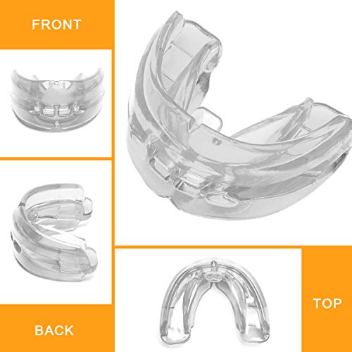 Coolrunner Double Braces Mouth Guard - Transparent Youth Sports Mouthguard