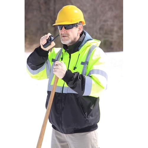 Pyramex RJ31 Series Waterproof Bomber Safety Jacket With Fleece