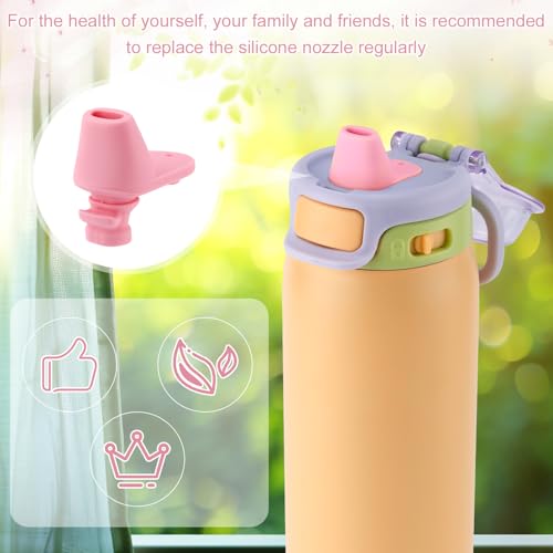 Silicone Spout Replacement for Ello Pop & Fill Water Bottles - 2 Pack
