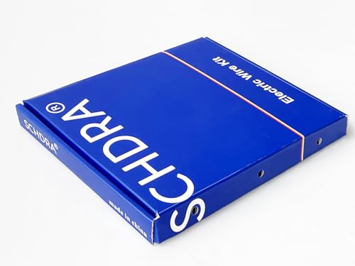 26 awg Wire,26 awg Silicone Electrical Wire -SCHDRA 26 Gauge Tinned Copper Wires(6 Colors 20ft Each Color)(OD: 1.5 mm),Stranded Wire-for Electronics, DIY Projects, Automotive Wiring