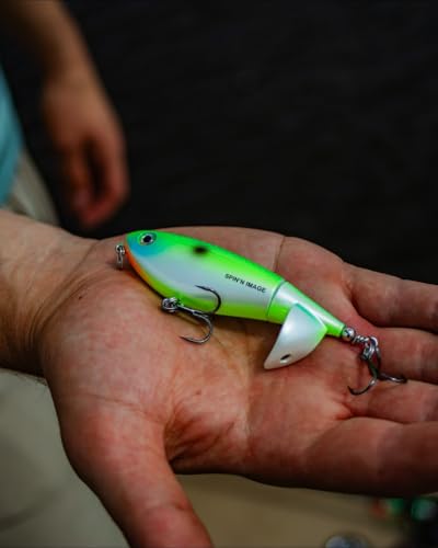 Topwater Lure - Heddon Spin'N Image - Blue Shad - 3.5"