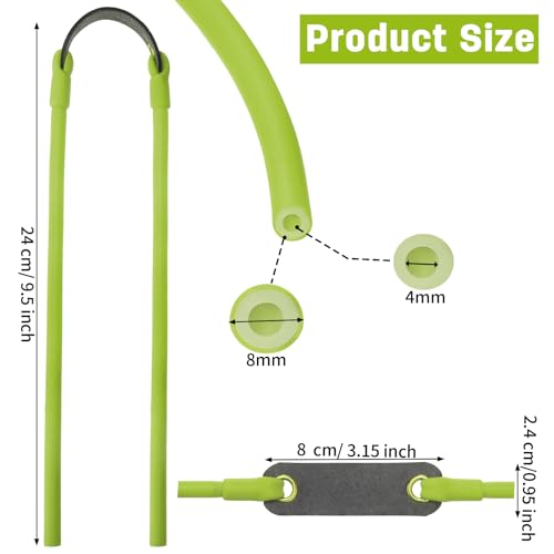 Slingshot Replacement Bands - 2 Pcs Green Heavy Pull