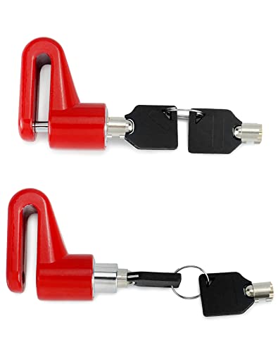 2 Pack Motorcycle Disc Brake Lock - Heavy Duty Anti-Theft Security