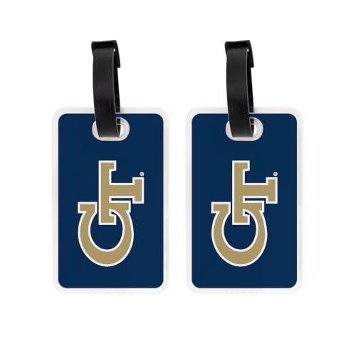 Acrylic Luggage Tag - Georgia Tech Yellow Jackets - 2 Pack