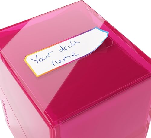 Gamegenic Bastion 100+ XL Deck Box for Trading Cards - Pink, Secure & Compact