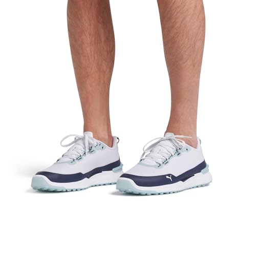 Men's Golf Shoes - PUMA Ignite Elevate X 9.5 - White/Navy/Mint