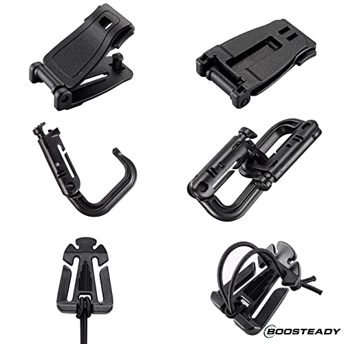 Pack of 30 BOOSTEADY Tactical MOLLE Gear Attachments for Backpack, Belt & Vest