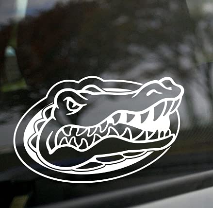 6" Florida Gators Vinyl Decal - Weatherproof Gator Head Sticker