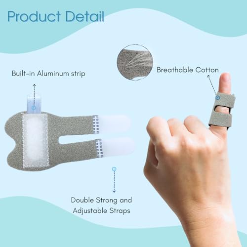 Wisocugood Pinky Finger Splint - Support & Pain Relief for Trigger, Arthritis, Broken Fingers