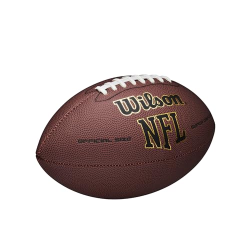 NFL Super Grip Composite Football - Junior Size, Brown