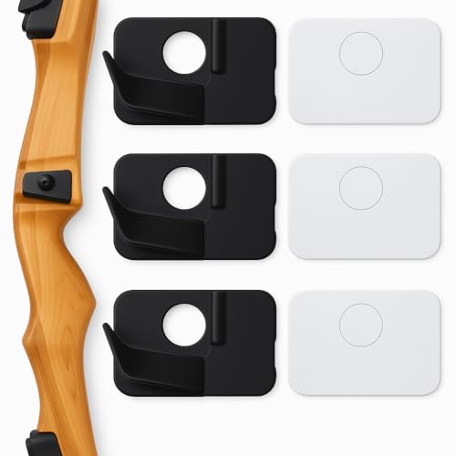 Self-Adhesive Archery Arrow Rest for Recurve & Compound Bows - 3Pcs Right Hand