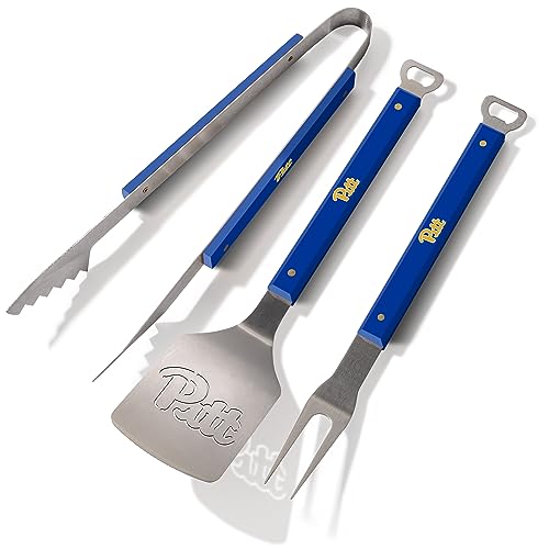 Michigan Wolverines BBQ Grill Set - Sportula, Tongs & Fork