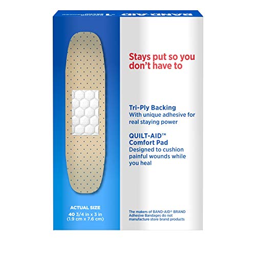 Tru-Stay Sheer Strips Adhesive Bandages - 40 Count First Aid