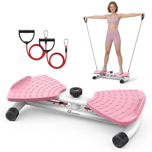 Waist Twister Exercise Machine - 326 lbs Capacity, Pink