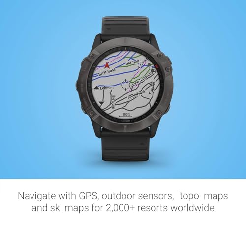 Garmin Fenix 6S Pro Multisport GPS Watch - Black (Renewed)