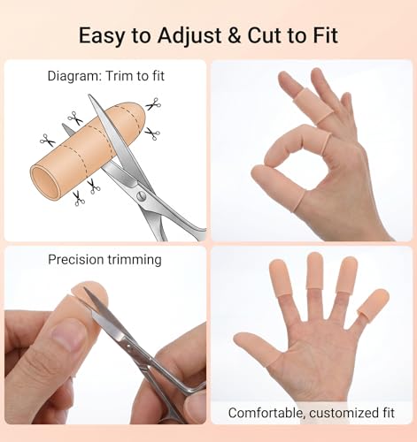 16 Pcs Silicone Thumb Covers - Soft Protector for Wounds
