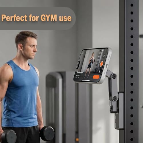 VMEI Magnetic Phone Mount for Golf Cart & Gym - 360° Rotation, Strong Magnet, Universal Fit
