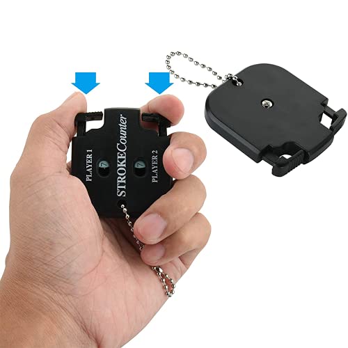 Golf Score Counter - 2 Player Stroke Indicator with Rope