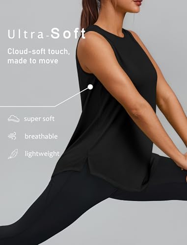 Workout Tank Top for Women | UPF 50+, Moisture Wicking, Loose Fit