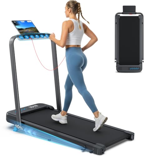 Folding Treadmill for Home | Under Desk Walking Pad with Incline