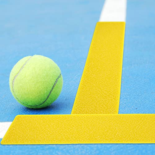 Court Line Marker Kit - 24 Yellow Boundary Markers for Sports