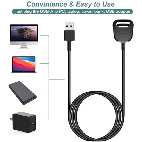 Charger for Fitbit Charge 3 & Charge 4 - 3.3ft/1m