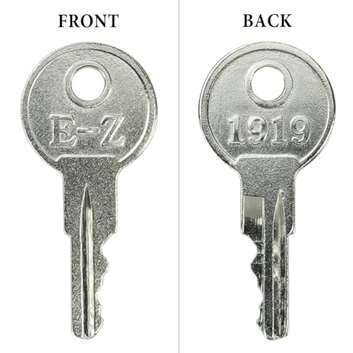 4-Pack Golf Cart Ignition Keys - 17063-G1 Replacement for Gas & Electric