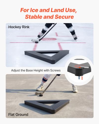Triangle Hockey Passer - Heavy-Duty Multi-Angle Rebounder for Training