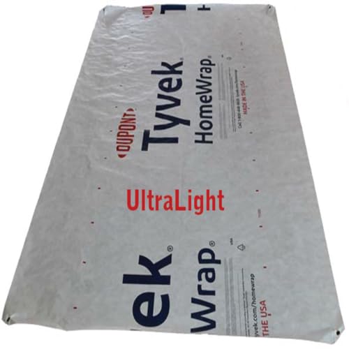 Modern Grizzly White 5ft x 8ft Tyvek Ground Sheet Tent Footprint with Grommets