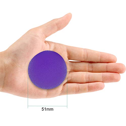 2-Inch Stress Balls for Adults - 3-Pack Hand Grip Exercise