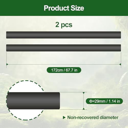 Heat Shrink Tubing for Tree Stands Replacement Cables 2 Pack, 67 Inch Length