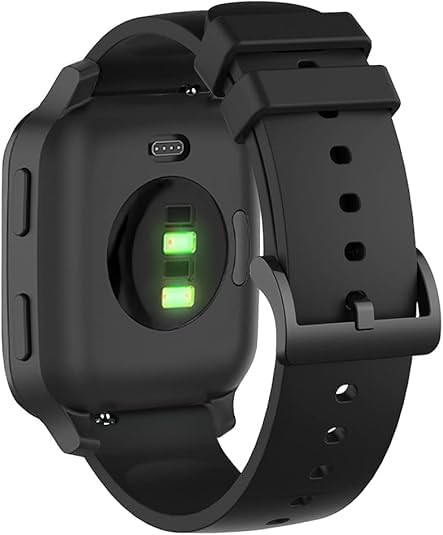 2 Pack Waterproof Soft Silicone Bands for Amazfit Bip 3 Pro - Black/Black