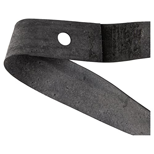 10" x ¾" Motorcycle Rim Strip - Durable Rubber with Valve Stem Hole