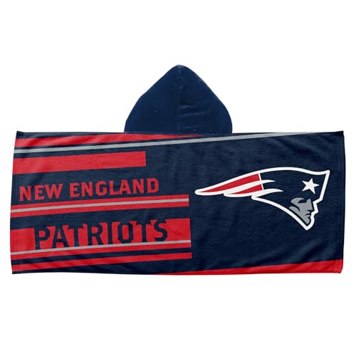 Hooded Youth Beach Towel - New England Patriots - 21" x 51"