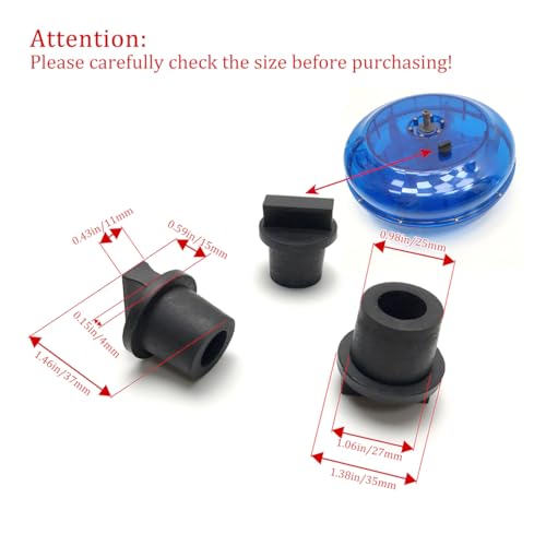 2-Pack Water Rowing Machine Tank Replacement Kit - Rubber Plugs