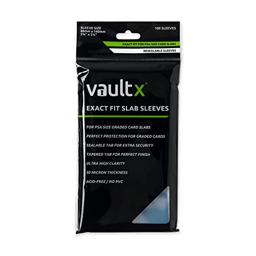 Exact Fit Slab Sleeves for PSA CGC Graded Cards - 100 Pack