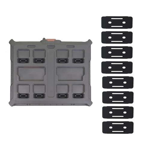StealthMounts Packout Feet - 8 Pack Mounting Feet for Milwaukee Packout System | Milwaukee Packout Mounting Feet | Milwaukee Packout Mounts | Packout Adapter | Milwaukee Packout Feet | Made in UK