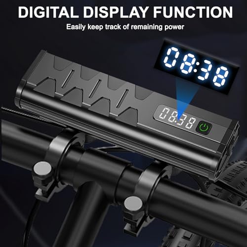 Siuyiu JW608 17* LED Bike Lights USB-C Rechargeable Super Bright Bicycle Headlight IP65 Waterproof for Night Riding