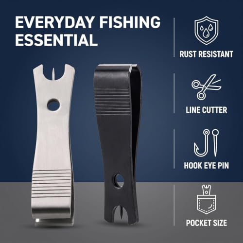 Stainless Steel Fishing Line Cutter Nipper Set - 2 Pieces